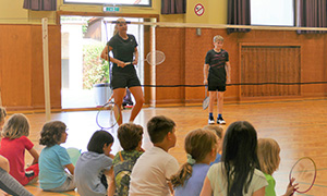 Sportcamp Berien bei der TUS - Badminton